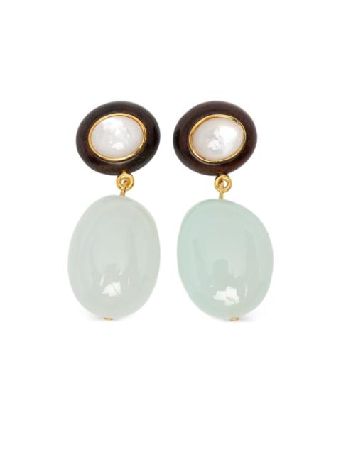 LIZZIE FORTUNATO Laurel drop earrings