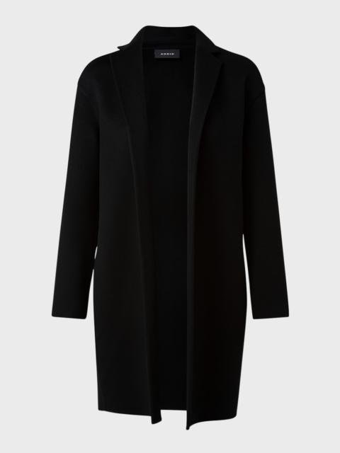 AKRIS Mae Brushed Cashmere Coat