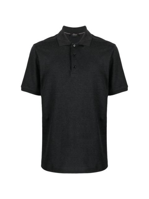Brioni short-sleeve cotton polo shirt