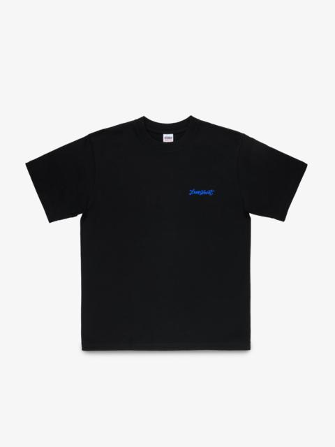 Iron Heart IHT-888-BLK 7.5OZ PRINTED LOOPWHEEL CREW NECK T-SHIRT - BLACK