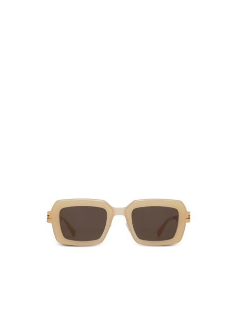 MYKITA Una rectangle-frame sunglasses