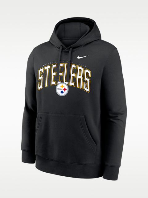 Nike Pittsburgh Steelers Club Men's Nike NFL Pullover Hoodie