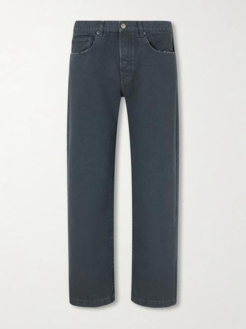 massimo alba Oceano Straight-Leg Cotton Trousers