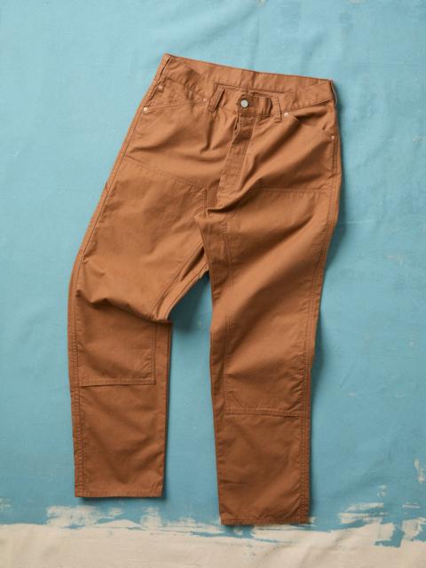 Drake's Tobacco Lightweight Cotton Canvas Carpenter Pant
