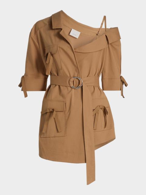 Cinq à Sept Saige Belted Cotton Twill Jacket