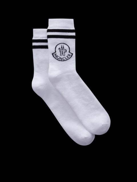 Moncler Logo Cotton Socks