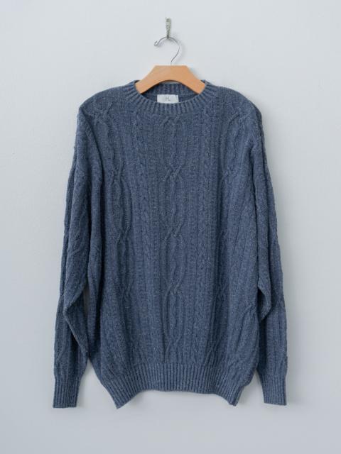 HERILL Silknep Cable Sweater - Indigo