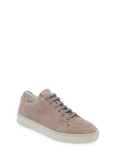 Canali Brushed Suede Low Top Sneaker