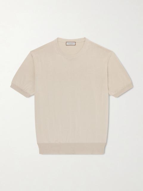 Canali Knitted Cotton T-Shirt