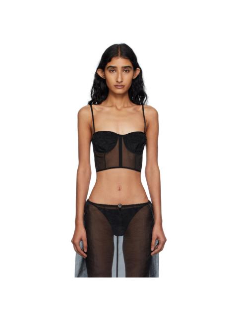 CECILIE BAHNSEN Black Anya Top