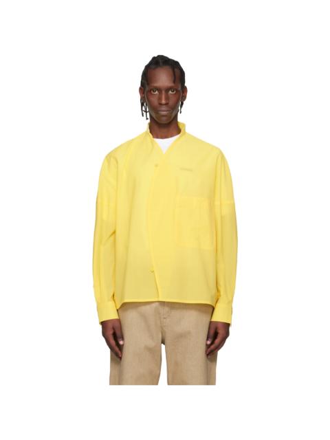 JACQUEMUS Yellow 'La Chemise Berlingot' Shirt