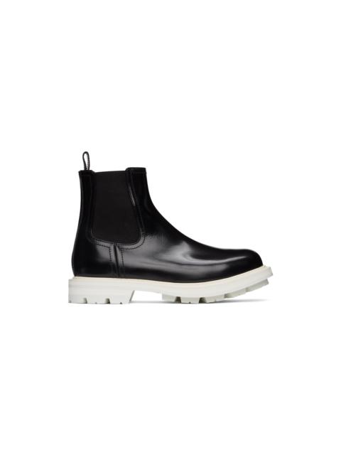 Alexander McQueen Black Worker Chelsea Boots
