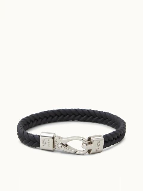 Tod's BRACELET IN LEATHER - BLACK