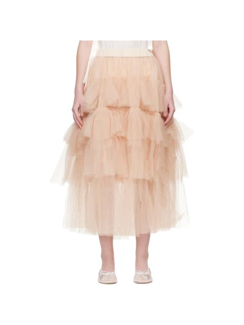Simone Rocha Pink Tutu Midi Skirt