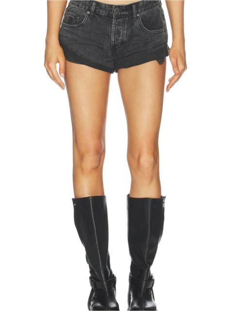 ONE TEASPOON Bandits Low Waist Denim Shorts
