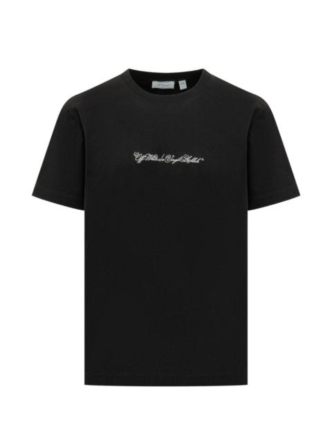 Off-White arrow script short-sleeve T-shirt