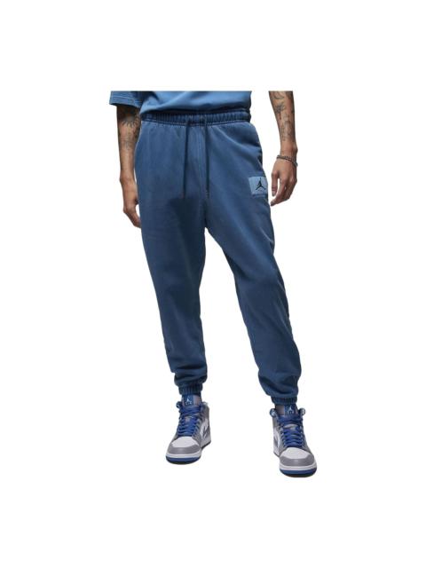 Jordan Air Jordan Essentials Fleece Washed Pants 'Blue' FB7299-427