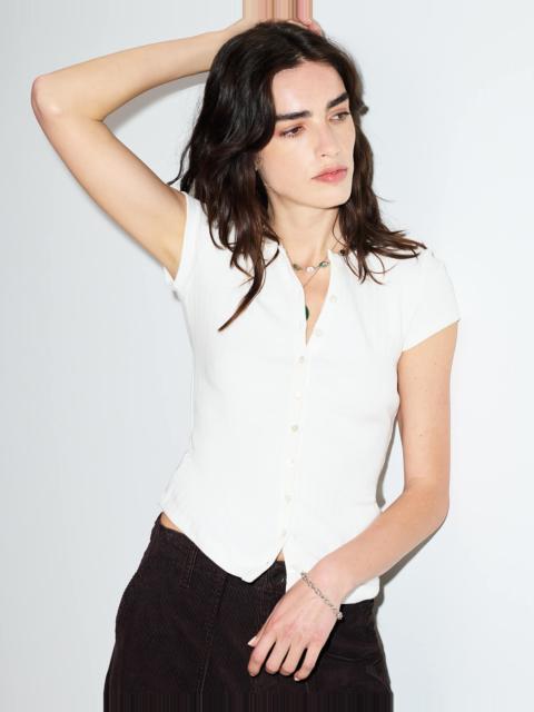 RE/DONE Emmy Short Sleeve - Vintage White