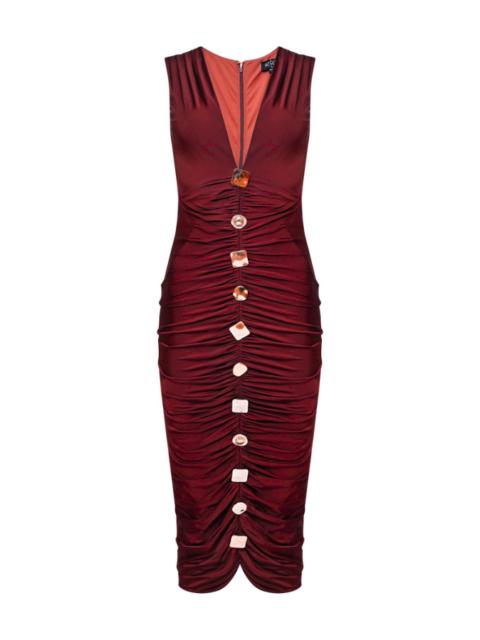 PatBO MOONLIT JERSEY MIDI DRESS