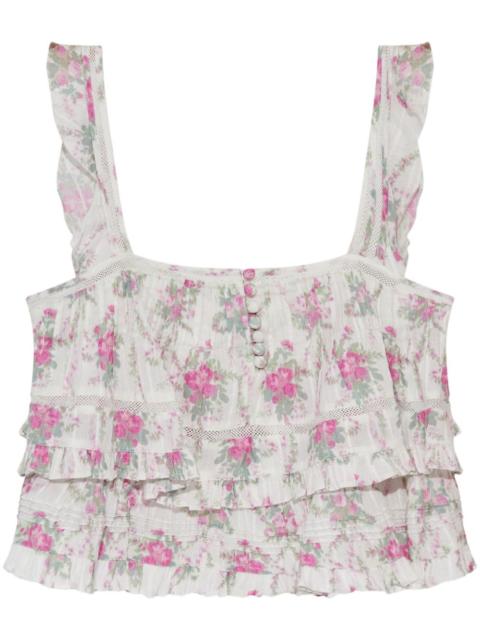 LoveShackFancy Novalee top