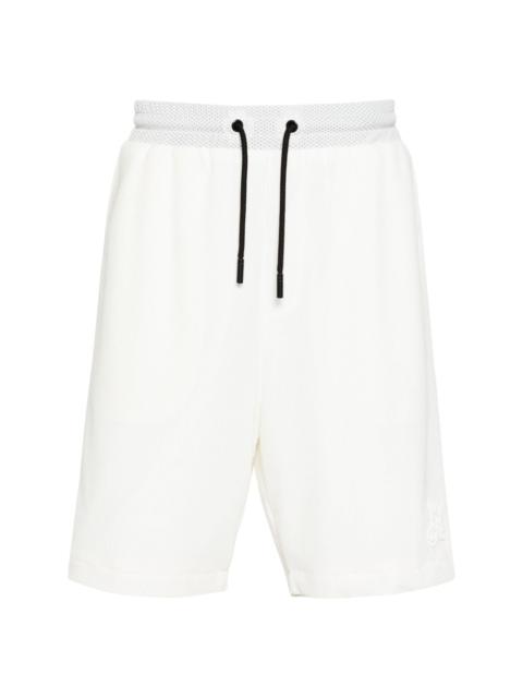 GIORGIO ARMANI flocked-logo shorts