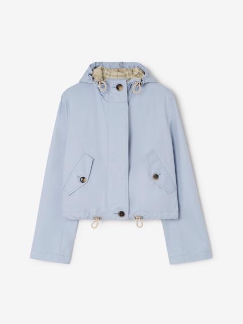 Burberry Cropped Tropical Gabardine Parka