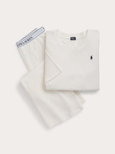 Polo Ralph Lauren Waffle-Knit Pajama Set