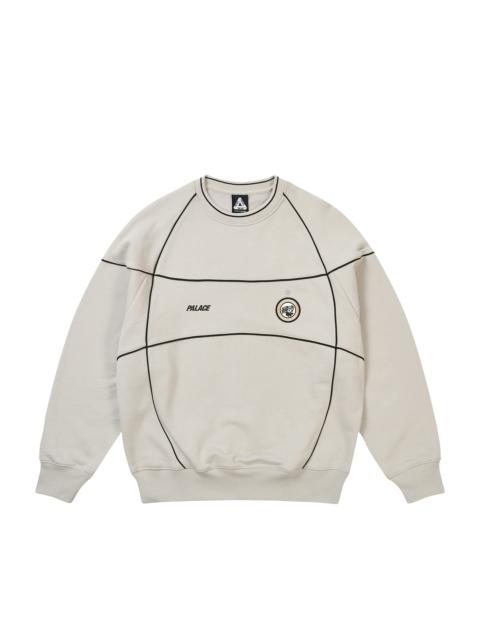 PALACE PRO TEAM PIPED CREW CONCRETE GREY