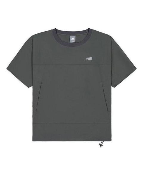 New Balance (WMNS) New Balance Mini Logo T-shirt 'Grey' AWT42303-ACK