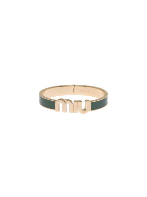 Miu Miu Enameled metal bracelet