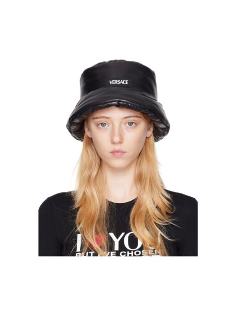 VERSACE Black Logo Hat