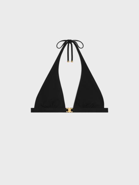 CELINE triomphe triangle top in matte jersey
