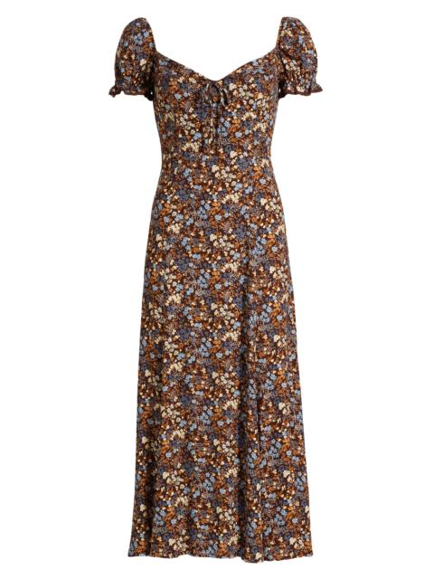 Reformation Women's Shyla Floral Midi-Dress - Morel