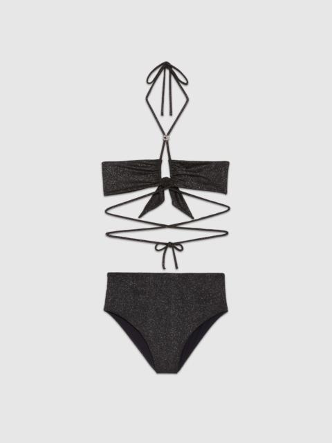 GUCCI Sparkling jersey bikini set