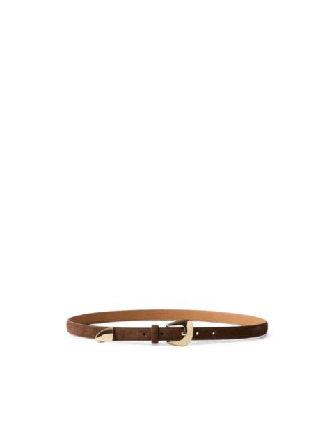 Claudie Pierlot suede-finish buckle-fastening belt