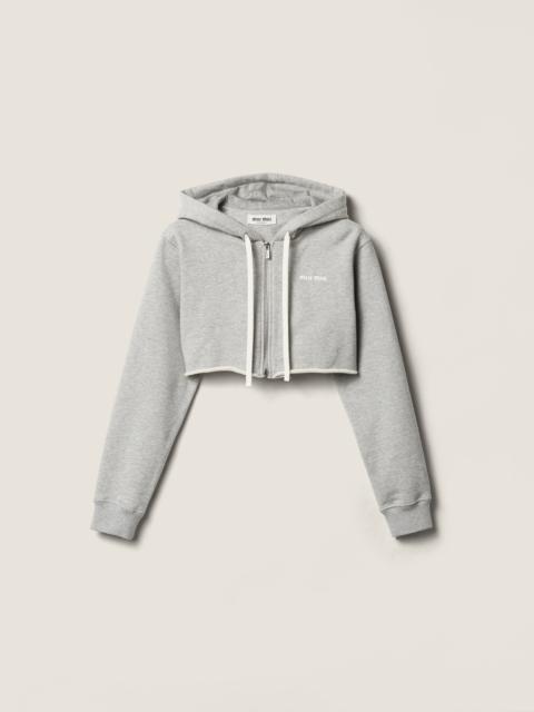 Miu Miu Cropped hoodie jacket