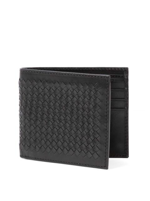 Sunspel Woven Leather Billfold Wallet