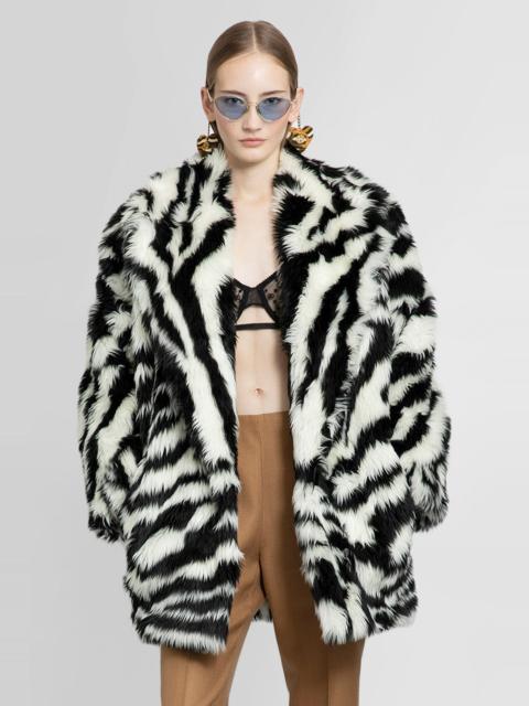 GUCCI GUCCI WOMAN BLACK&WHITE COATS