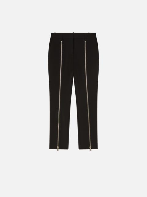 PINKO SLIM-FIT TROUSERS WITH METAL ZIP