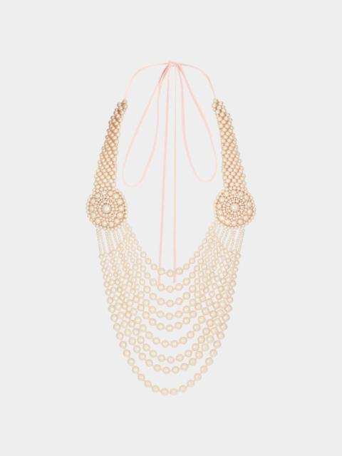 DSQUARED2 ERTË STYLE NIPPLE COVER PEARLS TOP