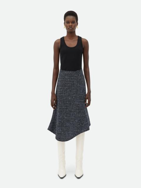 Bottega Veneta Structured Tweed Skirt