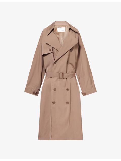 Mavis Oversized Woven Trench Coat