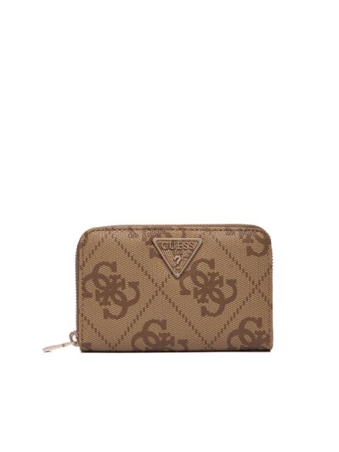 GUESS USA monogram-pattern zipped wallet