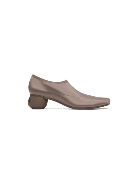 ISSEY MIYAKE Taupe United Nude Edition Carve Pumps