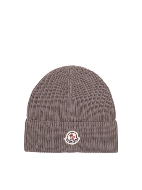 Logo wool beanie