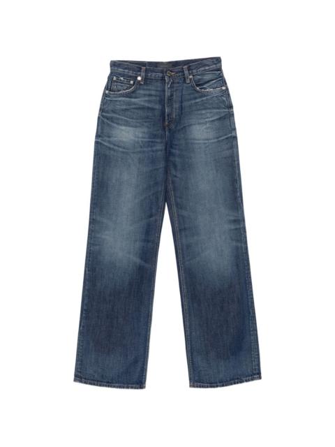 HAIKURE faded wide-leg jeans