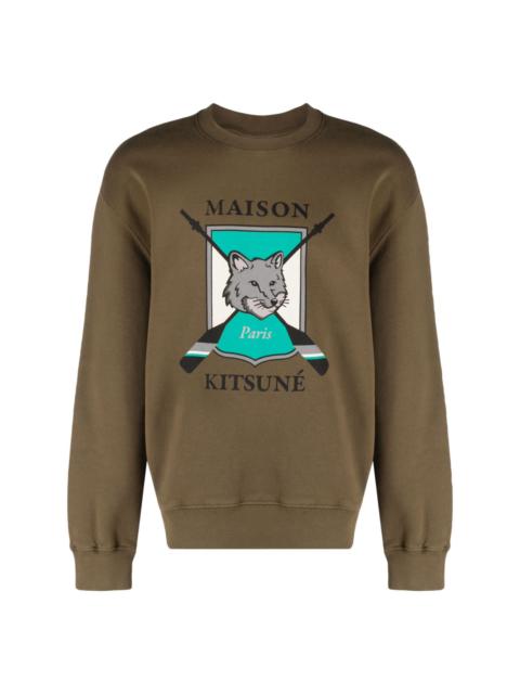 logo-print cotton sweatshirt