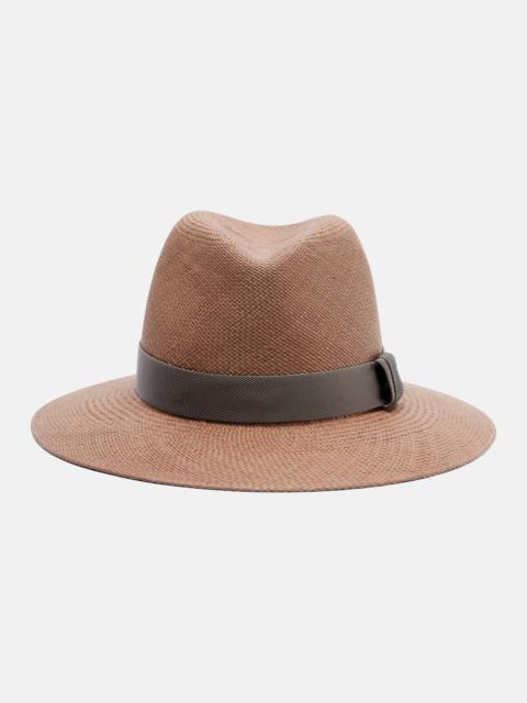 Brunello Cucinelli Straw fedora hat