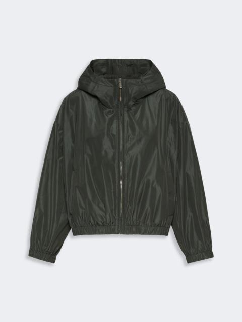 'S Max Mara ELISEO Water-repellent taffeta hooded jacket - DARK GREEN