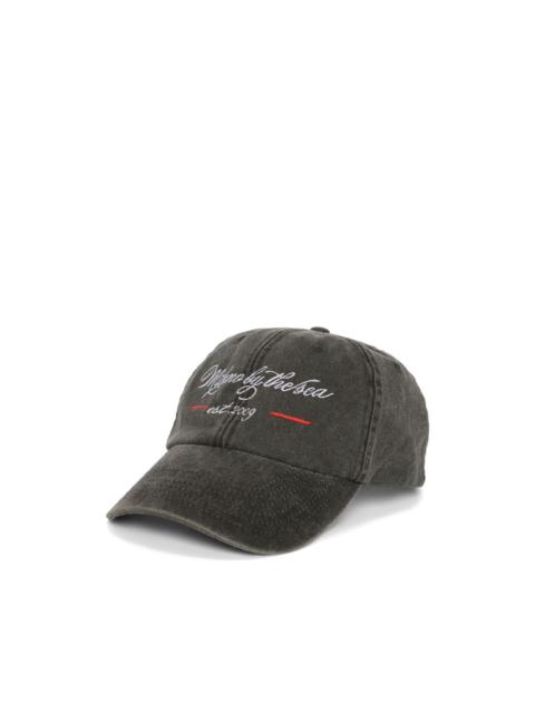 MSGM logo-embroidered cap